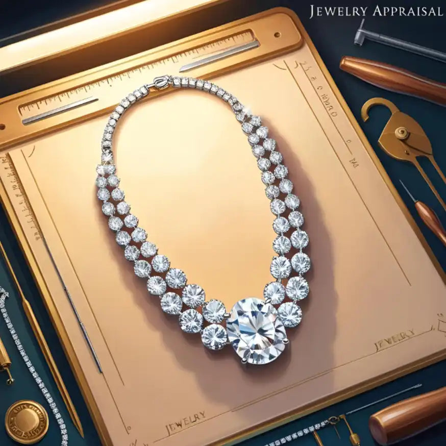 Funkelndes Diamant-Halsband.