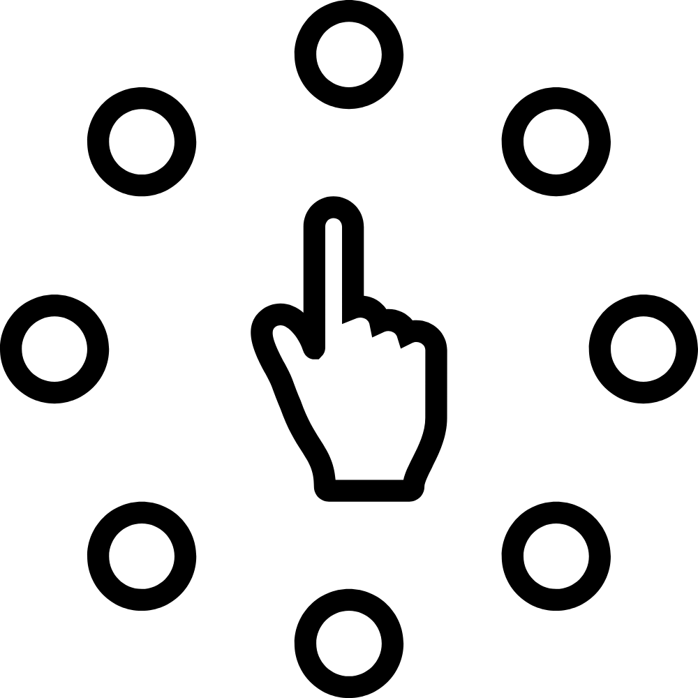 Solides schwarzes Rechteck.