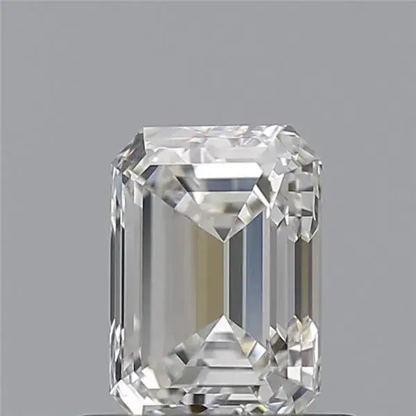 0.70ct Emerald Natural Diamond (Colour G VVS2 GIA Certified) - 0.70ct Emerald Natural Diamond (Colour G, VVS2, GIA