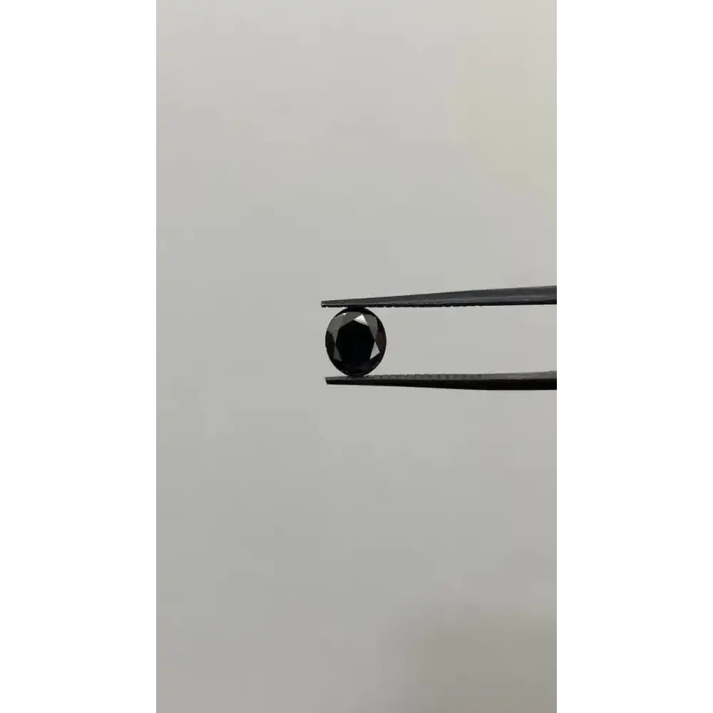 1.09ct Oval Natural Diamond (Colour Fancy Black Clarity VVS2 Cut EX GIA Certified) - 1.09ct Oval Natural Diamond