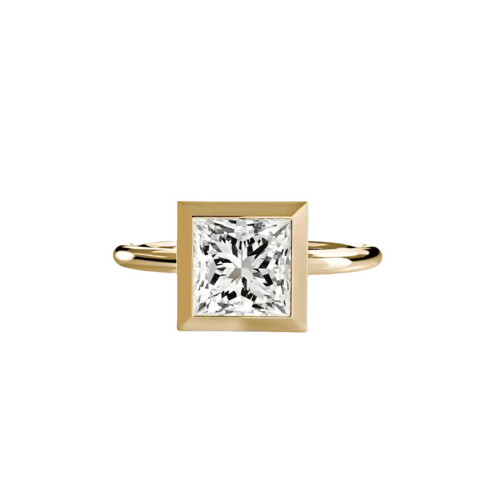 The Bezel Set Solitaire - setting