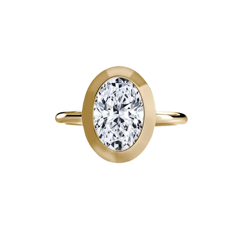 The Bezel Set Solitaire - setting