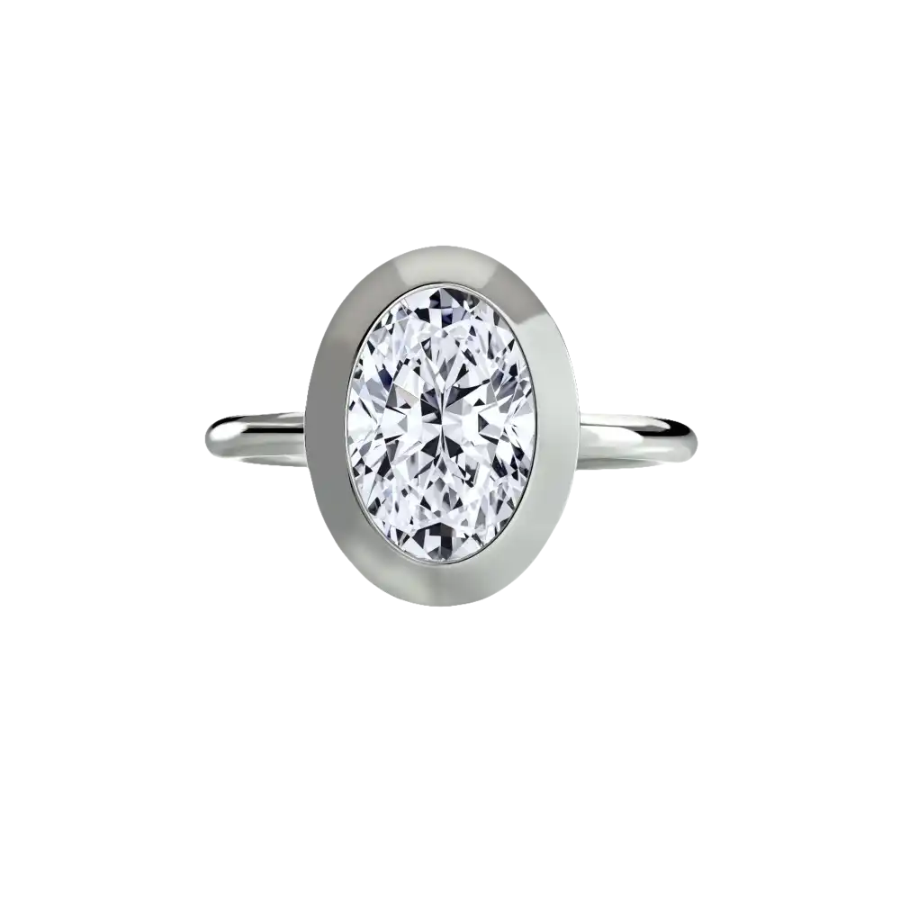 The Bezel Set Solitaire - setting