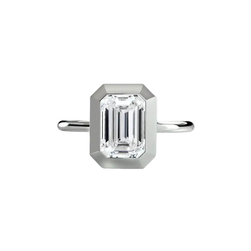 The Bezel Set Solitaire - setting