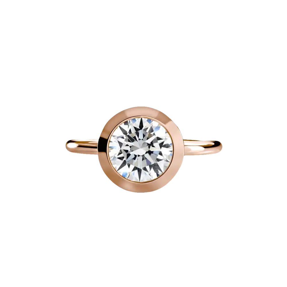 The Bezel Set Solitaire - setting