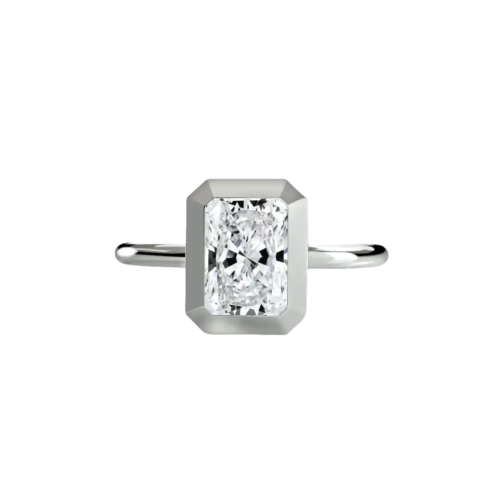The Bezel Set Solitaire - setting
