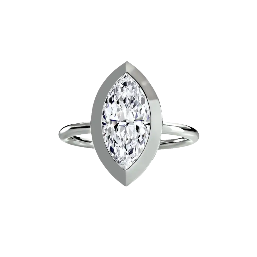 The Bezel Set Solitaire - setting