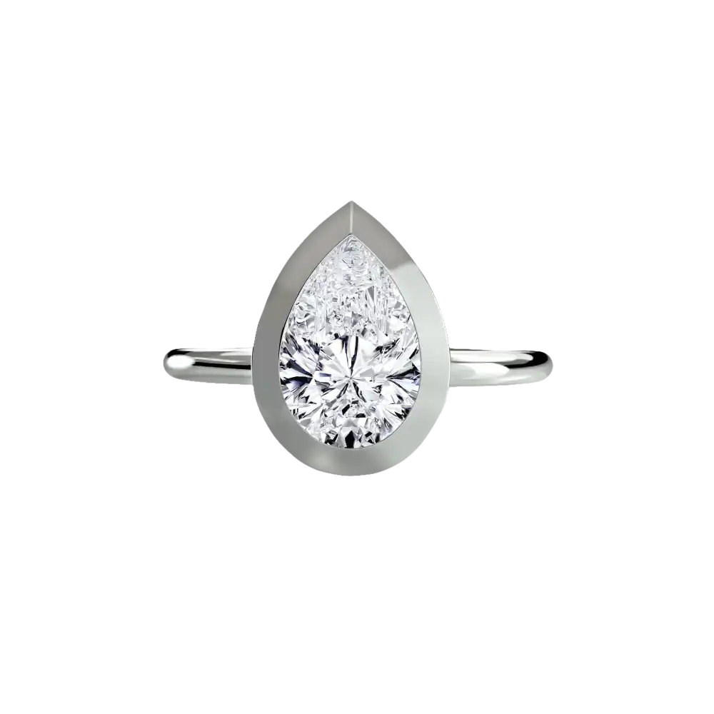 The Bezel Set Solitaire - setting