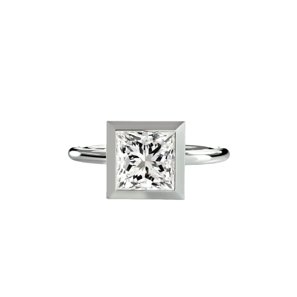 The Bezel Set Solitaire - setting
