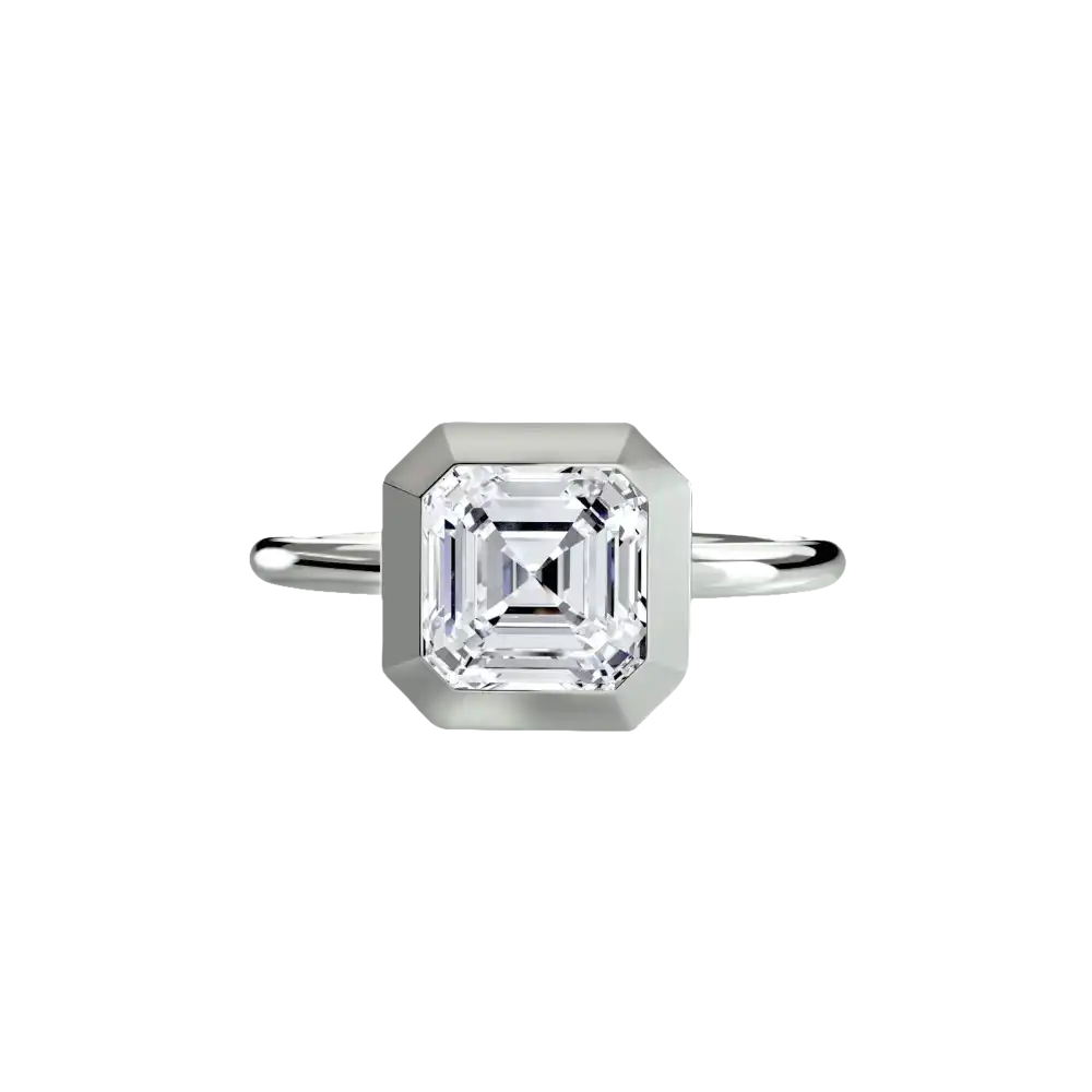 The Bezel Set Solitaire - setting