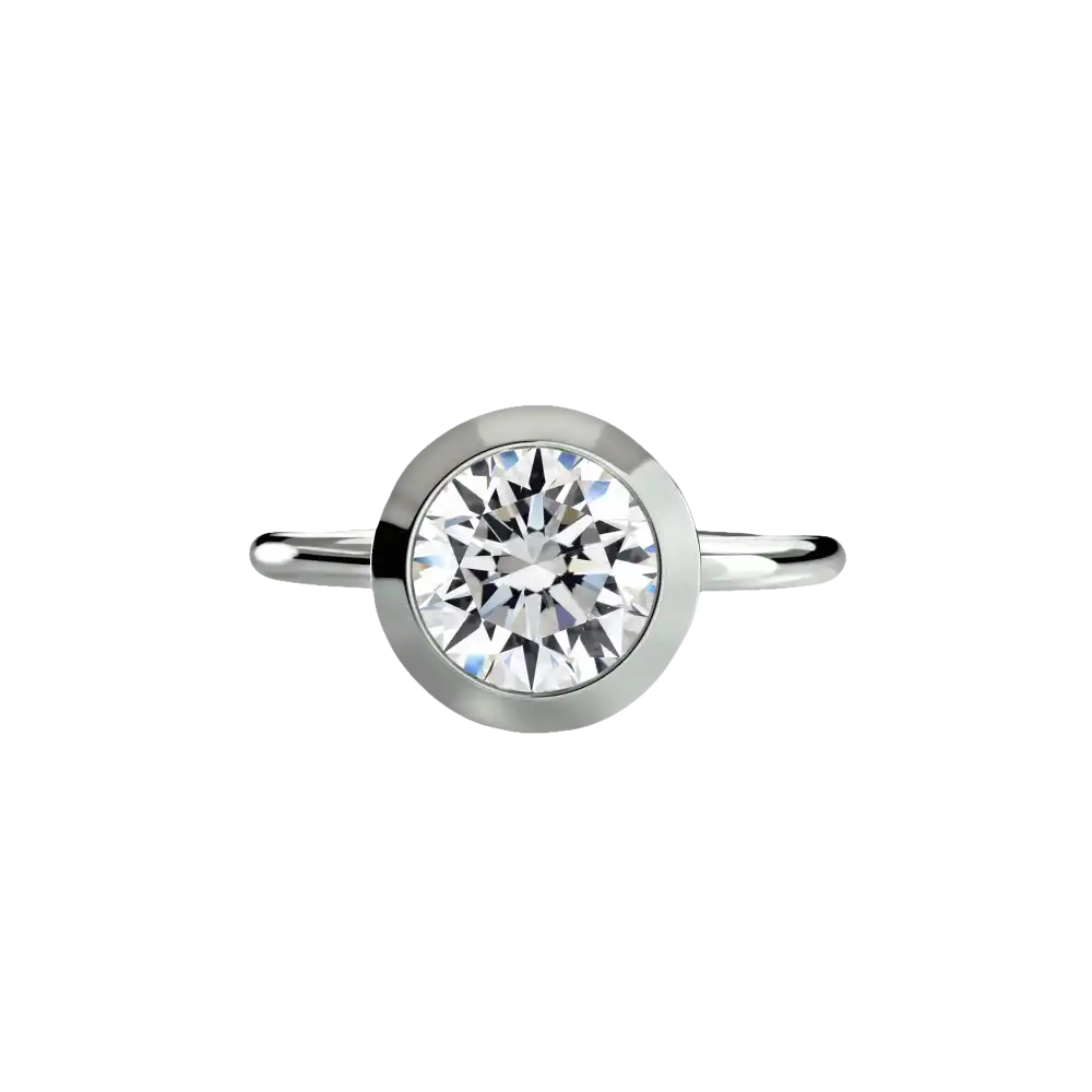 The Bezel Set Solitaire - setting