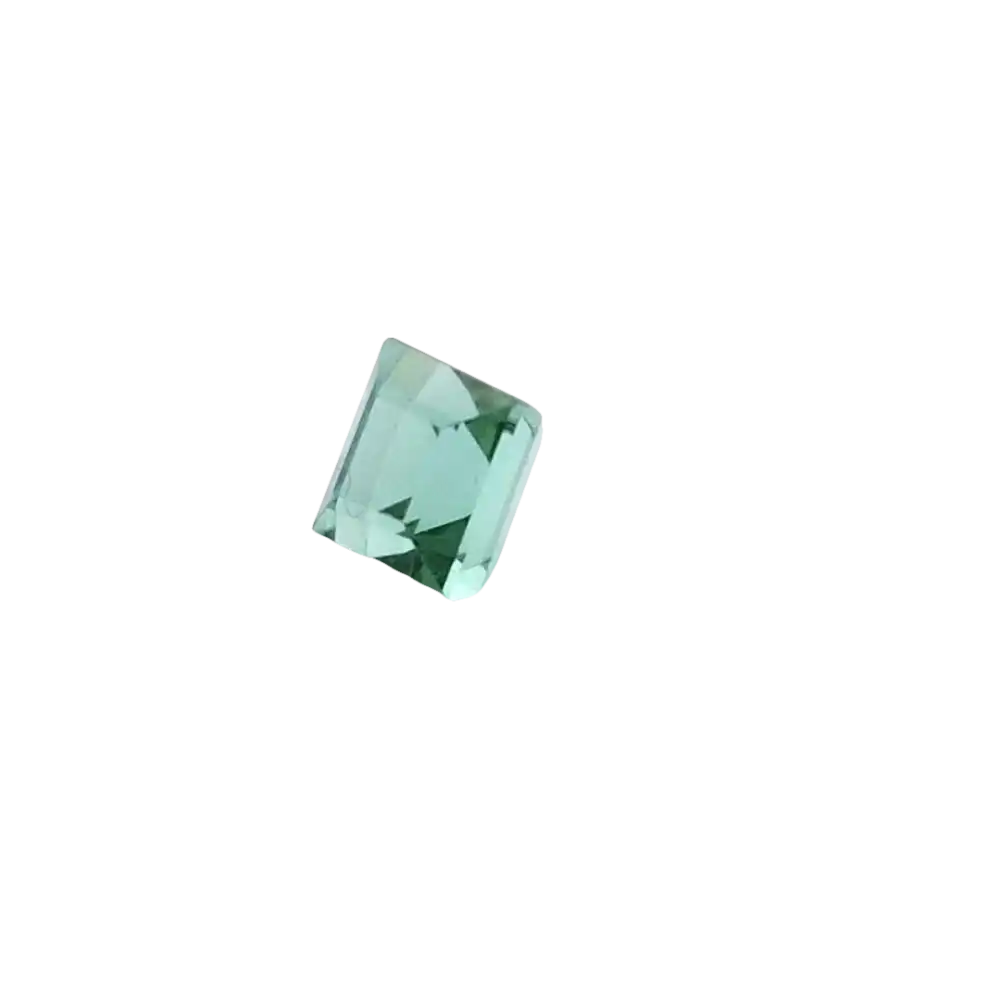 Grüner Turmalin Quadrat (0,42ct) - Edelstein