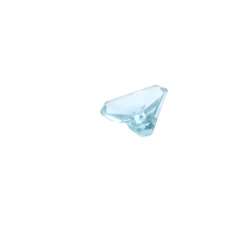 Hellblauer Turmalin Trillioncut (0,80ctct) - Edelstein