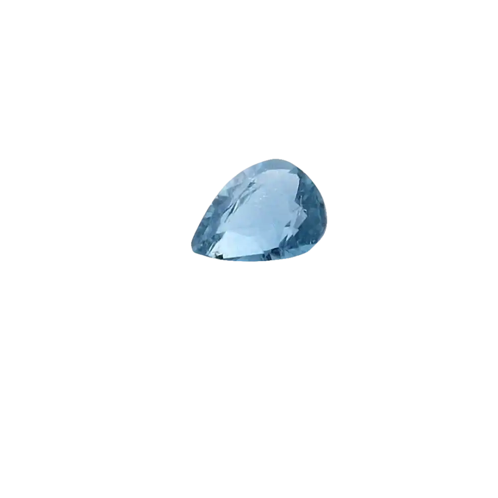 Hellblauer Turmalin Tropfen (0,60ct) - Edelstein