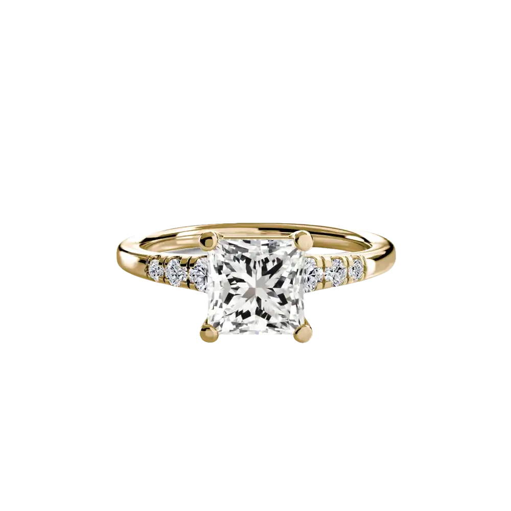 Solitaire with Shoulder Accents - setting