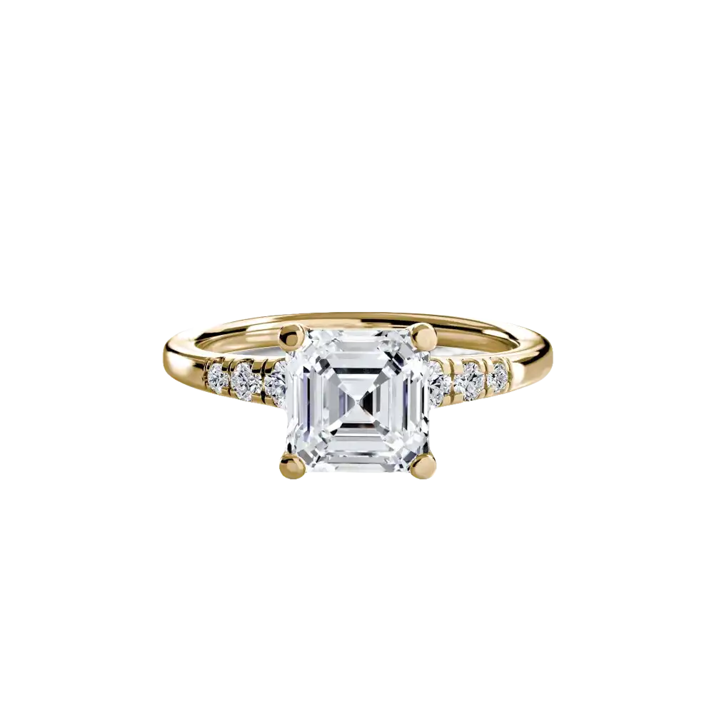 Solitaire with Shoulder Accents - setting