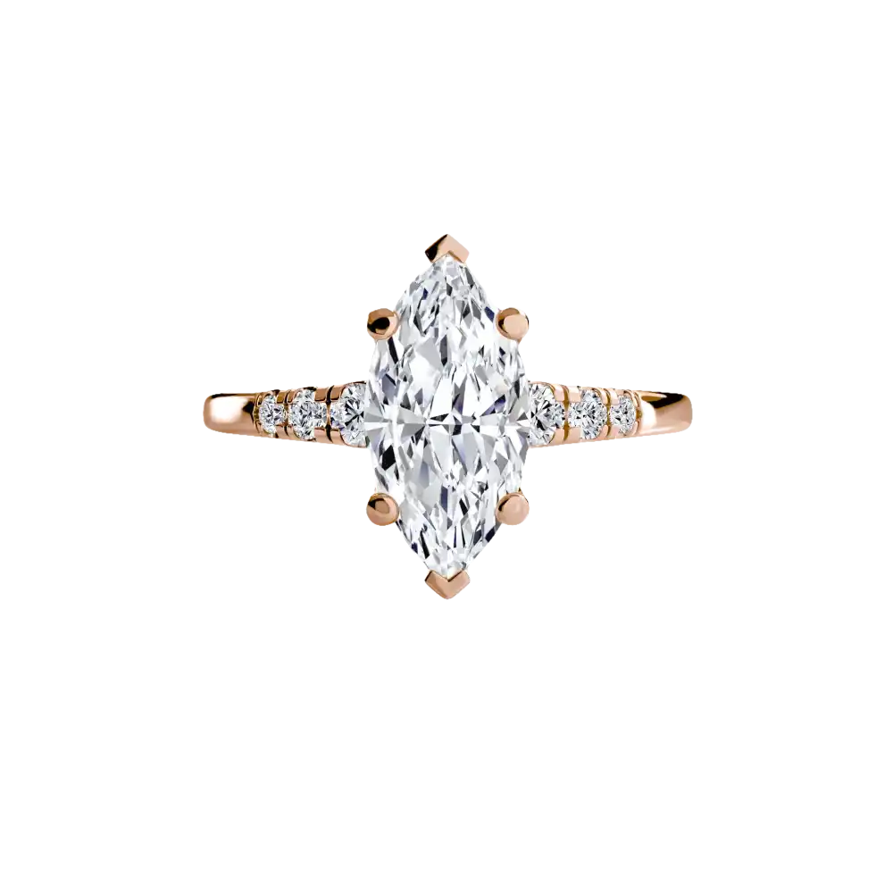 Solitaire with Shoulder Accents - setting