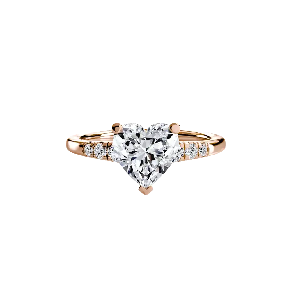 Solitaire with Shoulder Accents - setting