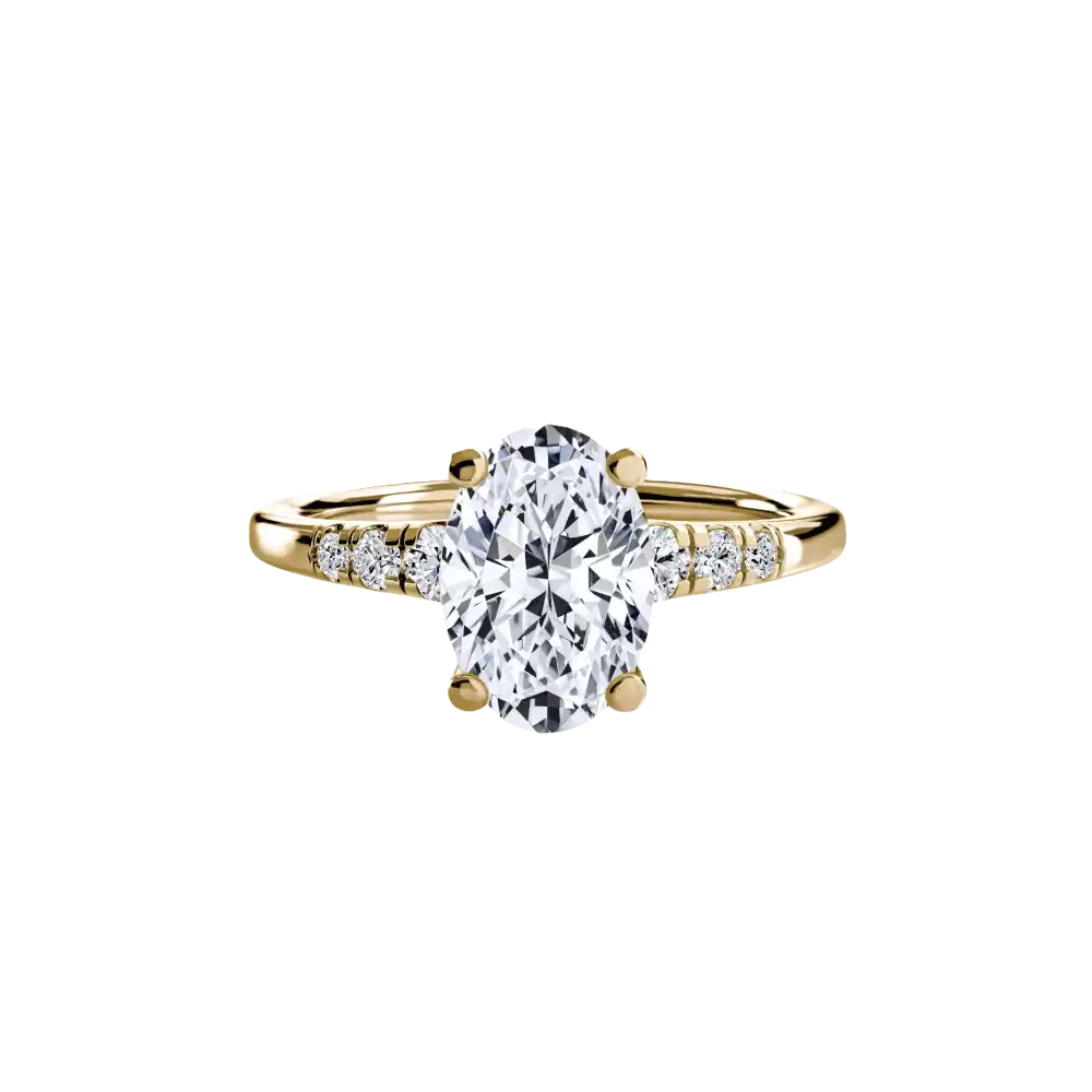 Solitaire with Shoulder Accents - setting