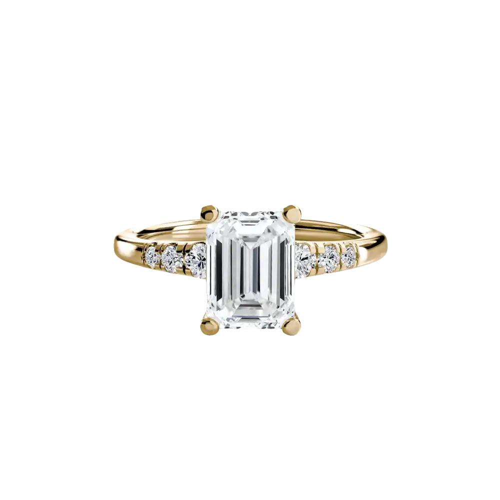 Solitaire with Shoulder Accents - setting
