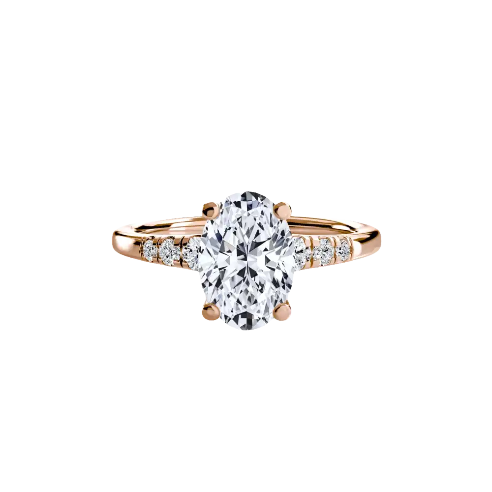 Solitaire with Shoulder Accents - setting