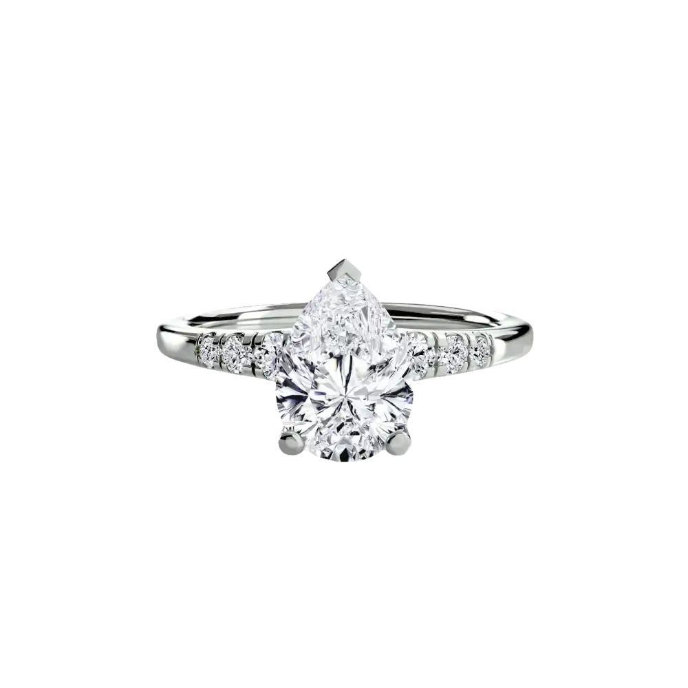 Solitaire with Shoulder Accents - setting