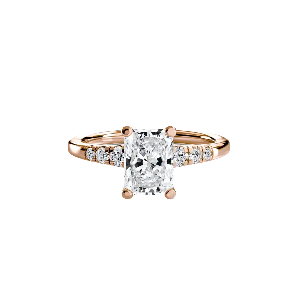 Solitaire with Shoulder Accents - setting