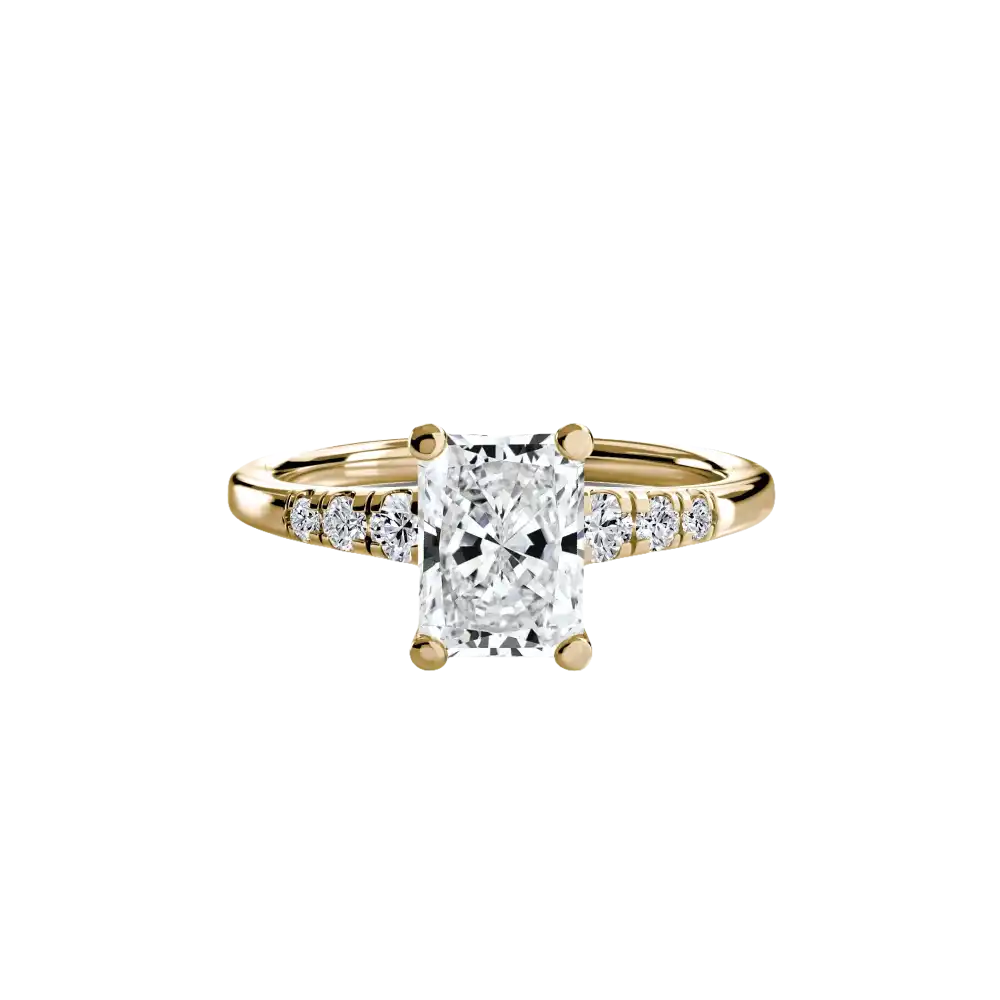 Solitaire with Shoulder Accents - setting