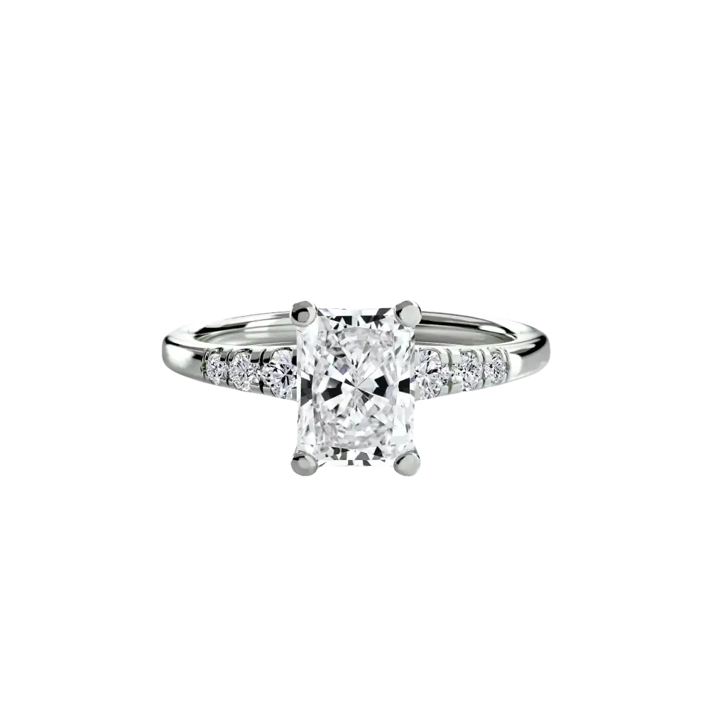 Solitaire with Shoulder Accents - setting