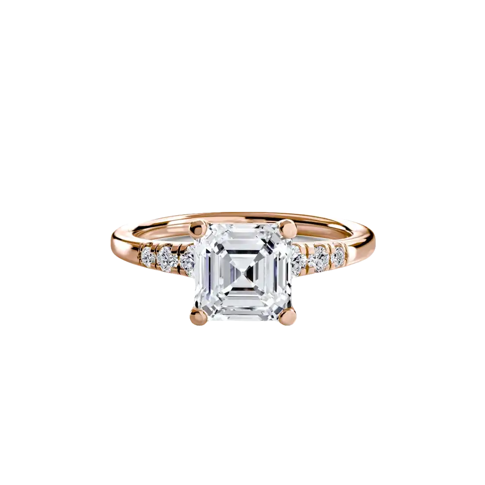 Solitaire with Shoulder Accents - setting