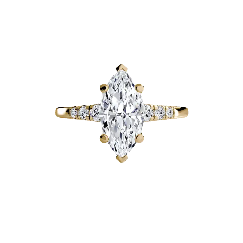Solitaire with Shoulder Accents - setting