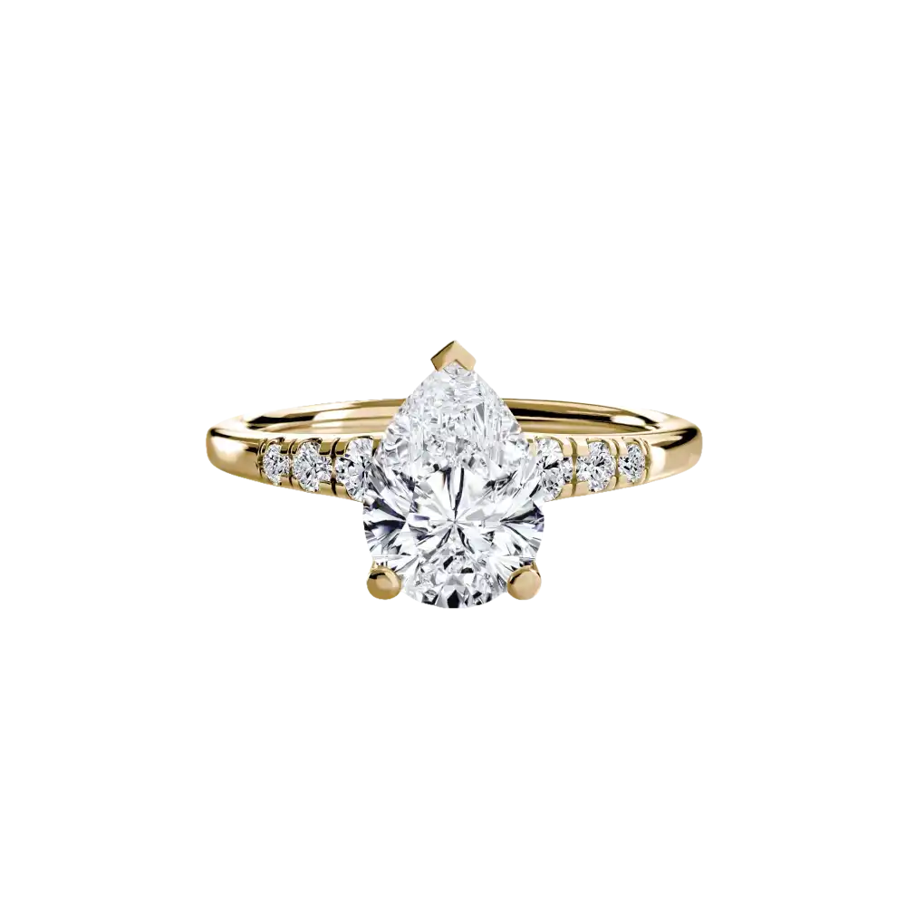 Solitaire with Shoulder Accents - setting