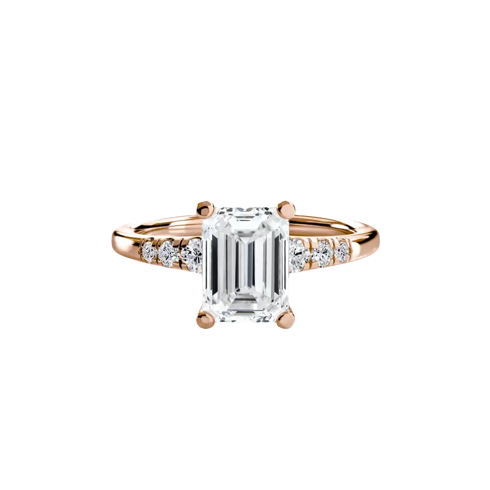 Solitaire with Shoulder Accents - setting