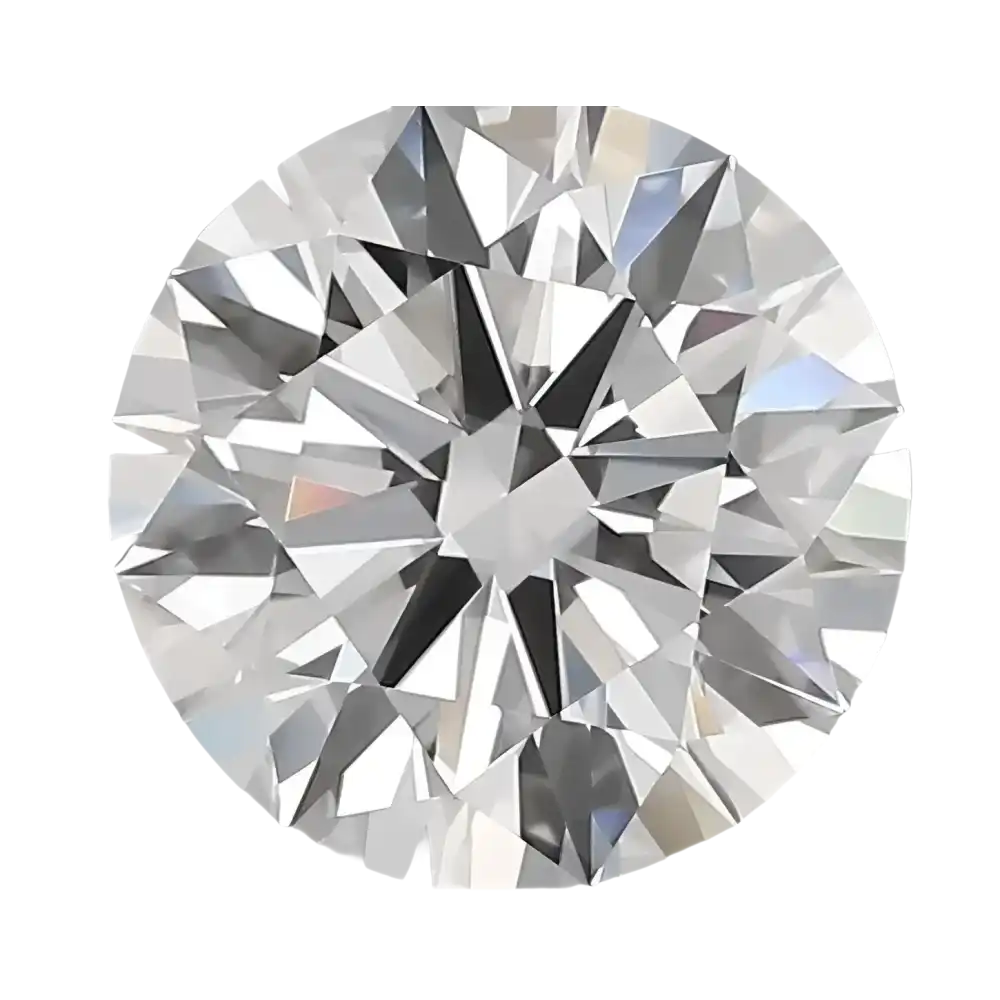 Natürlicher runder Diamant 1.07 Karat D IF Brillant als Schmuckstück mit echten Edelsteinen