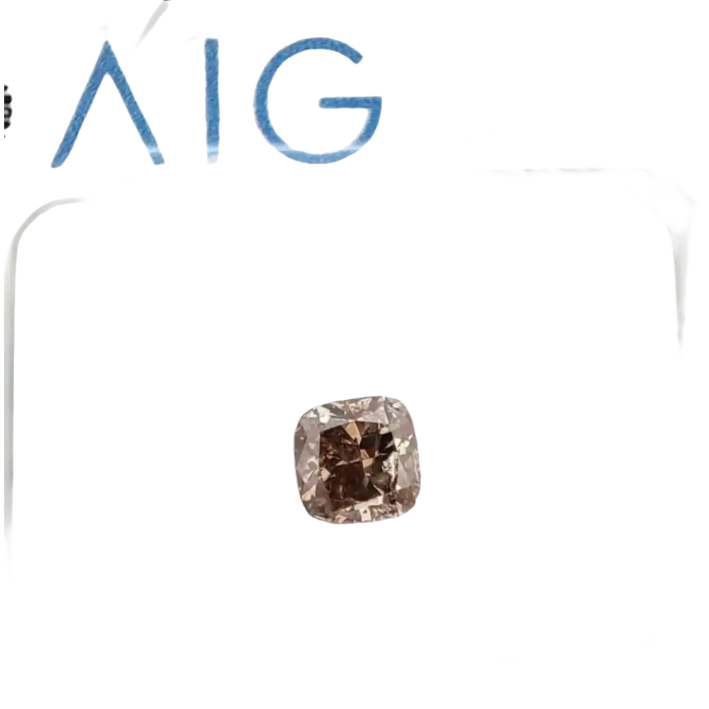 Natural Diamond Fancy Yellowish Brown (0,49ct) - Diamond