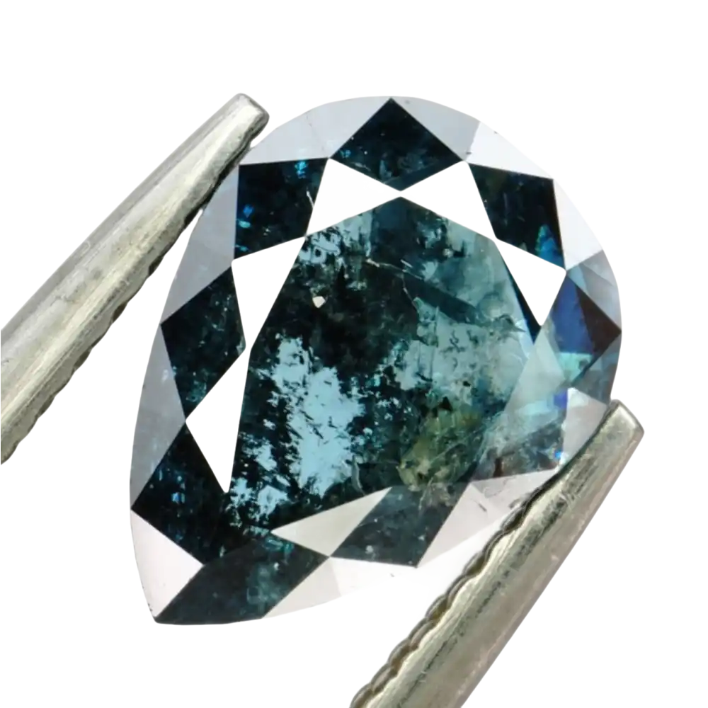 Natural Fancy Dark Blue Diamond (1,49ct) - Diamond