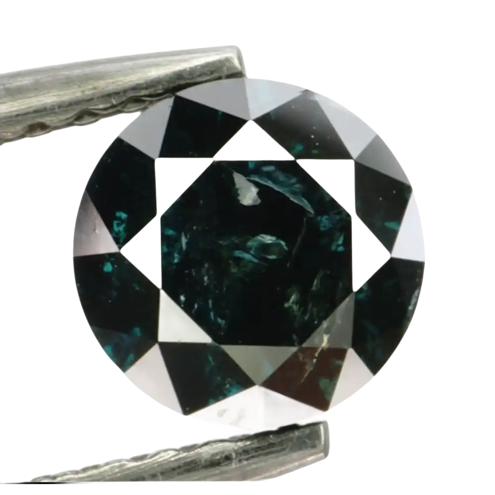Natural Fancy Deep Bluish Green Diamond (1,01ct) - Diamond