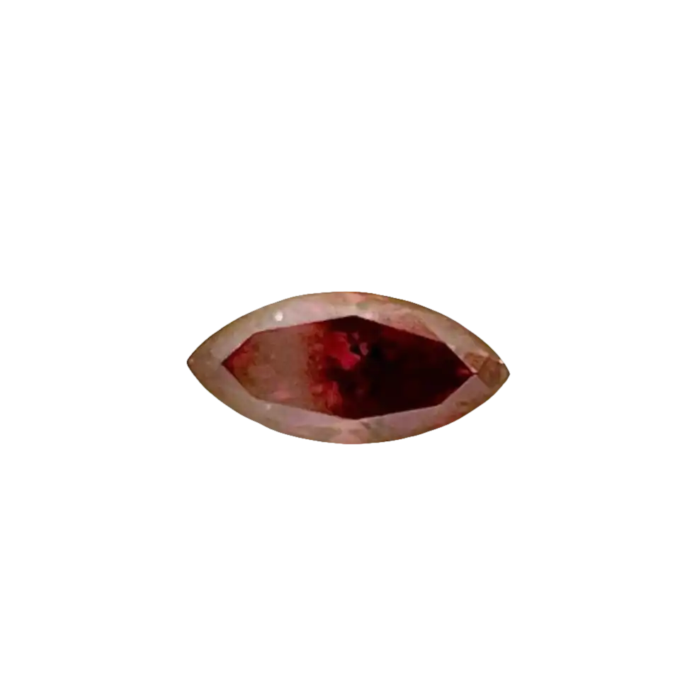 Natural Fancy Deep Brown Pink Diamond (0,91ct) - Diamond