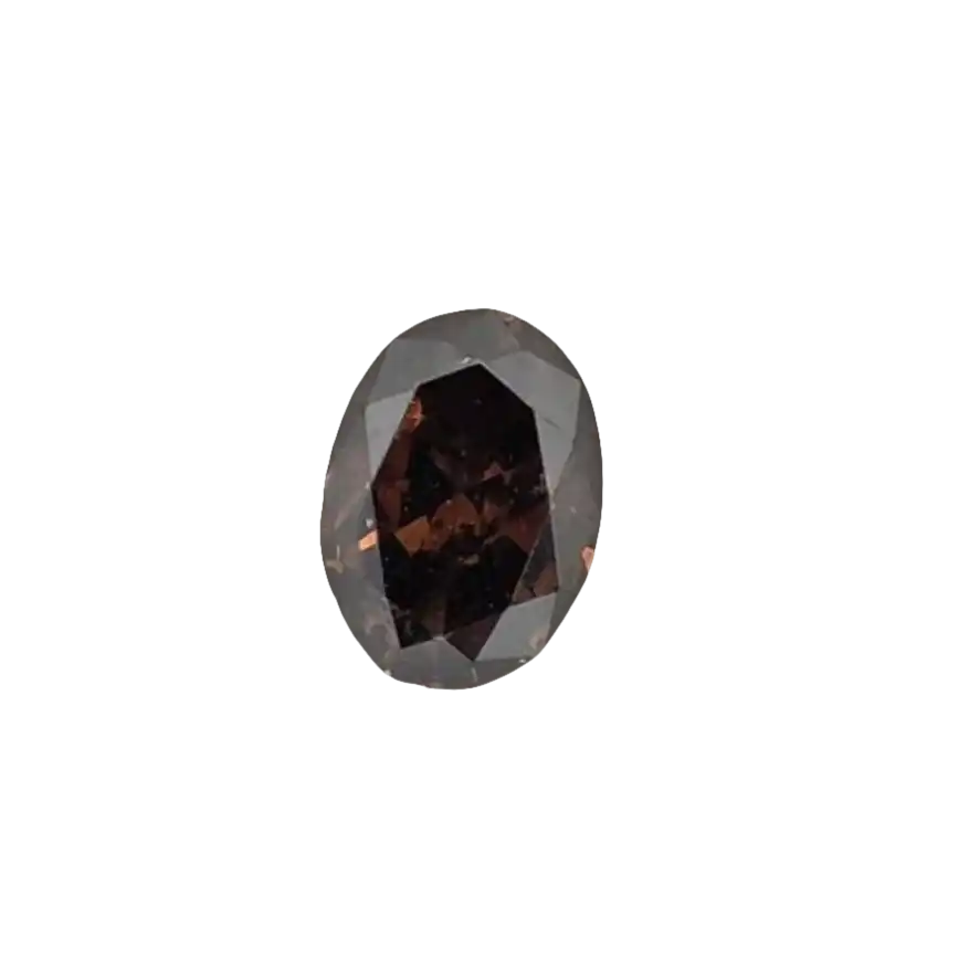 Natural Fancy Deep Orange Brown Diamond (0,80ct) - Diamond