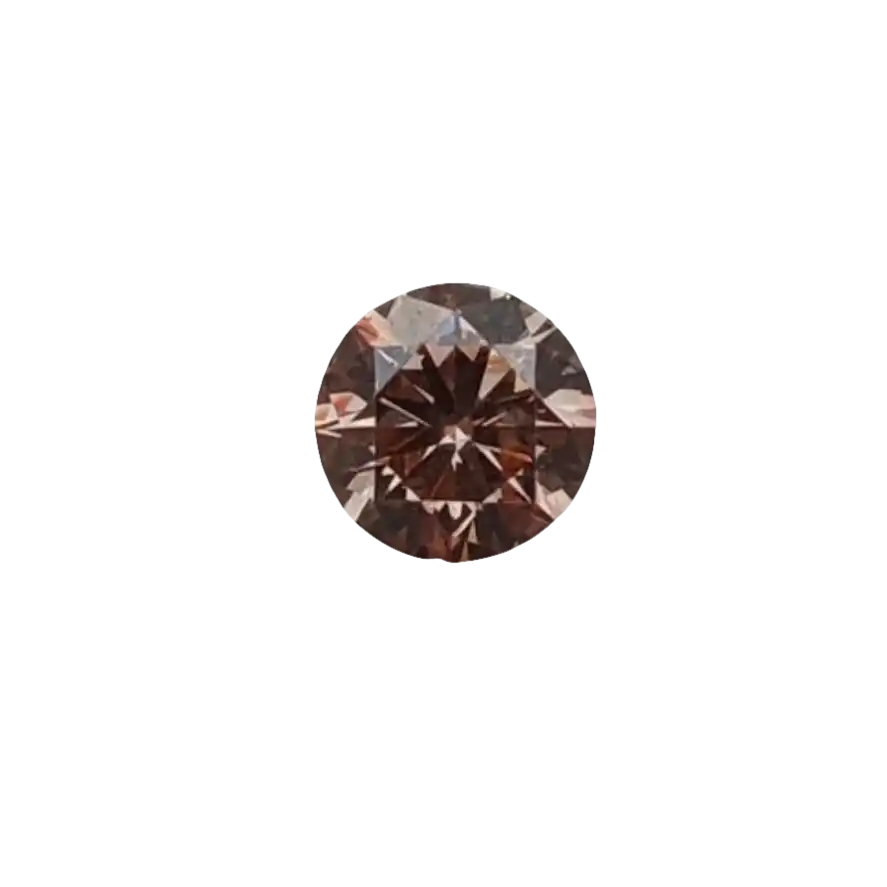 Natural Fancy Light Pinkish Brown Diamond (0,47ct) - Diamond