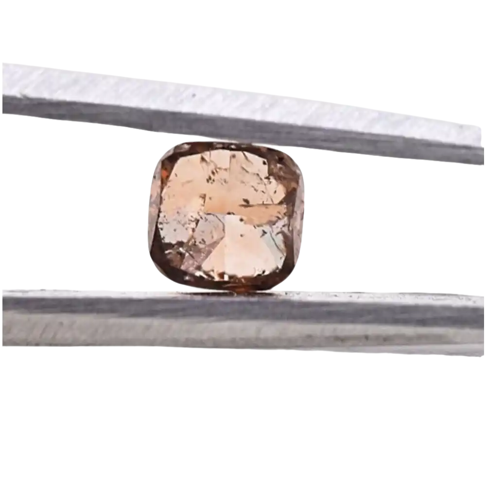 Natural Fancy Yellowish Brown Diamond (0,73ct) - Diamond