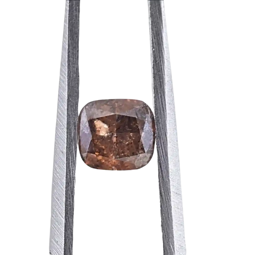 Natural Fancy Yellowish Brown Diamond (0,73ct) - Diamond