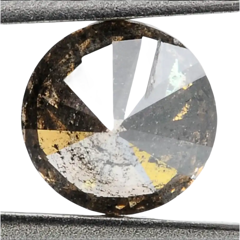 Natural Salt & Pepper Fancy Grayish Brown Diamond (0,62ct) - Diamond