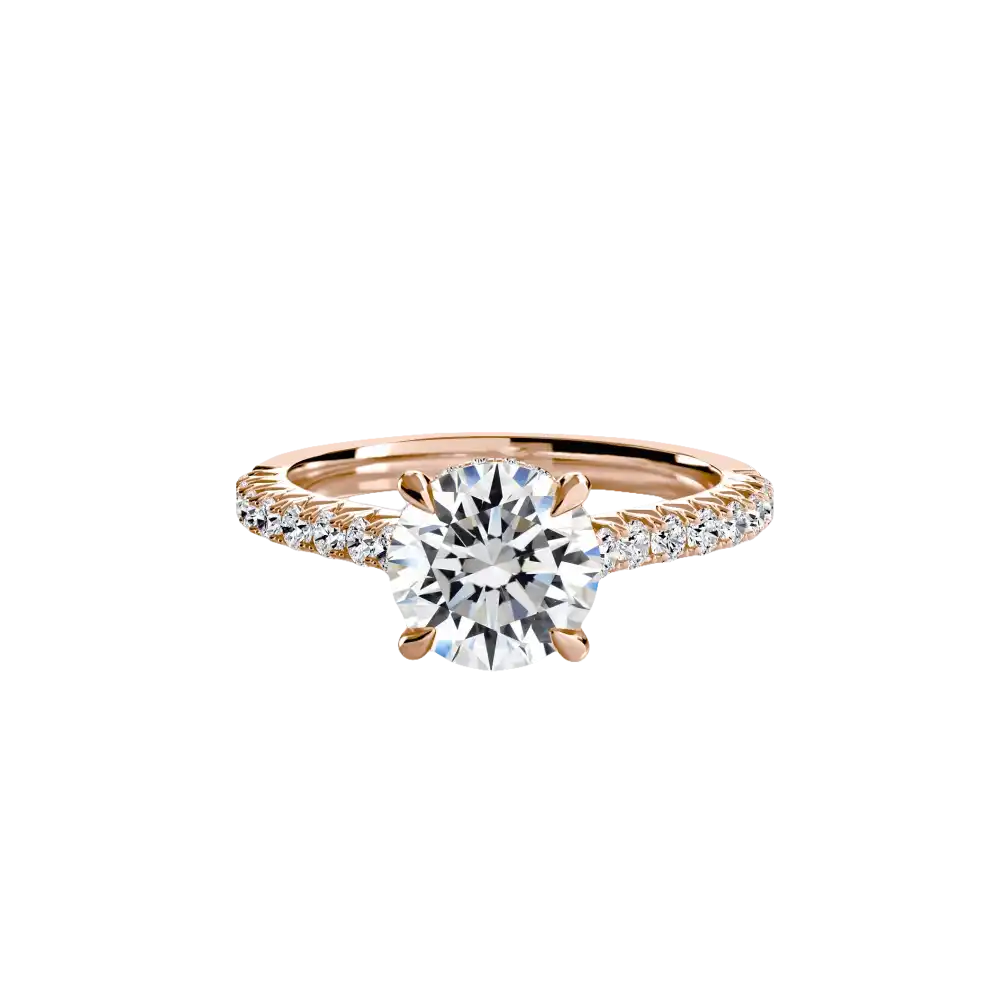 Solitaire with Pavé 5 - setting