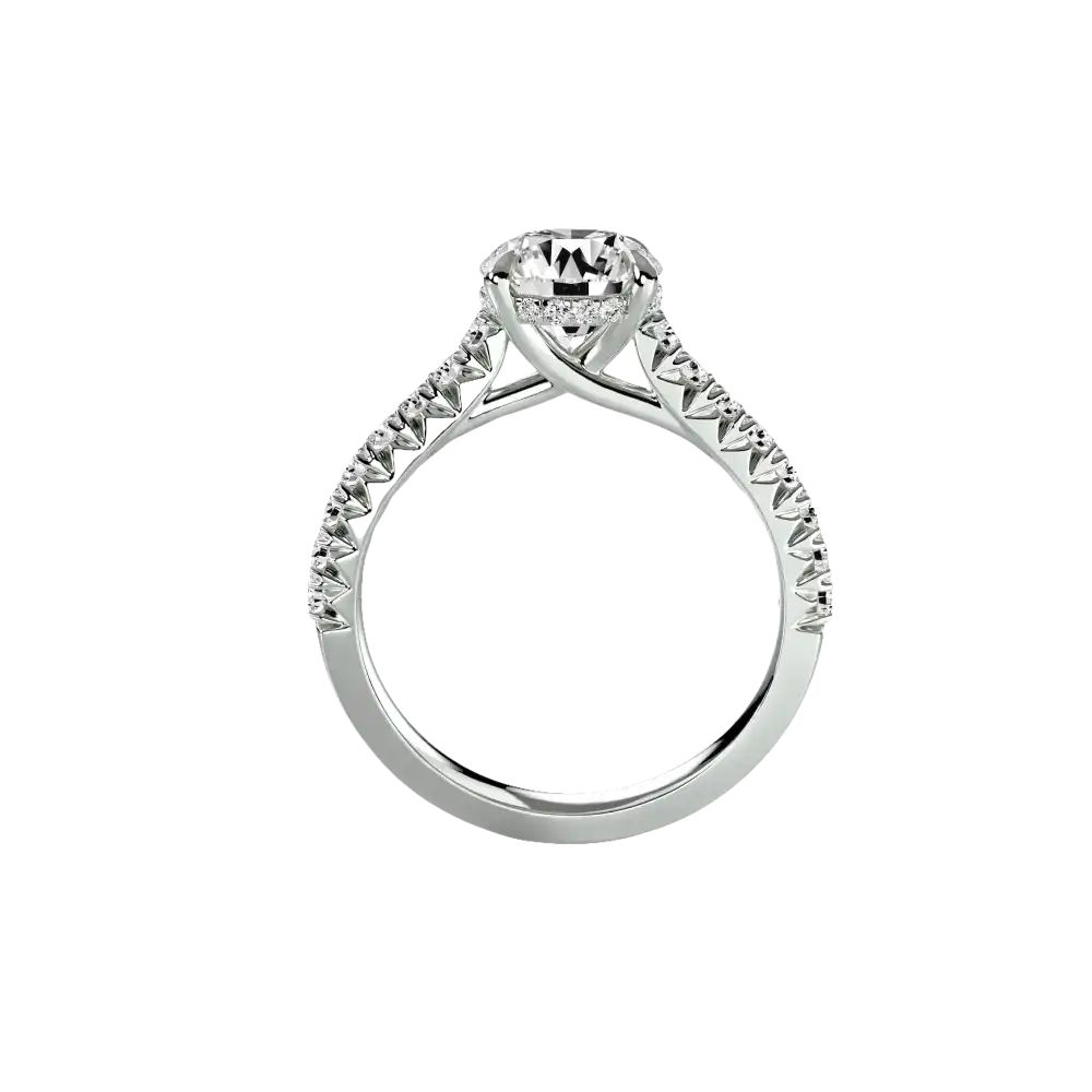 Solitaire with Pavé 5 - setting