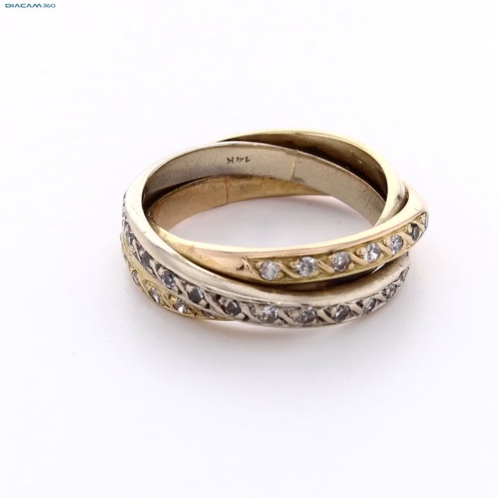 Video laden: Goldener Diamant 585er Ring Schmuck