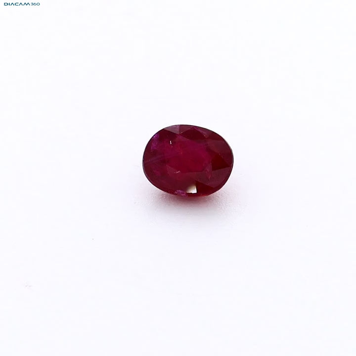 Load video: Oval Ruby Crystal Jewelry