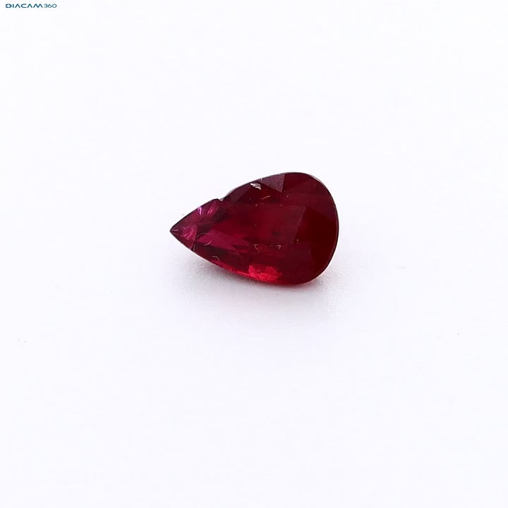 Load video: Pear-shaped ruby gemstone jewelry