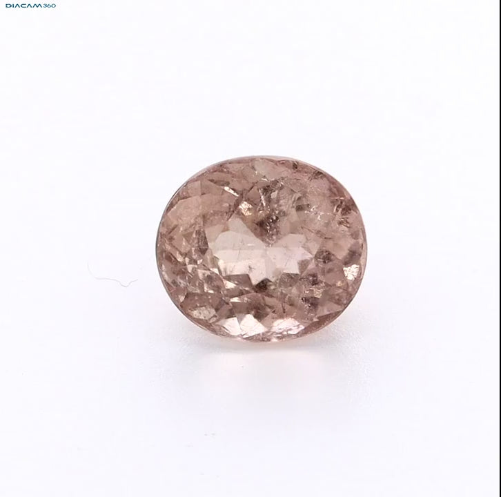 Video laden: Pfirsichfarbener Turmalin 3,98ct