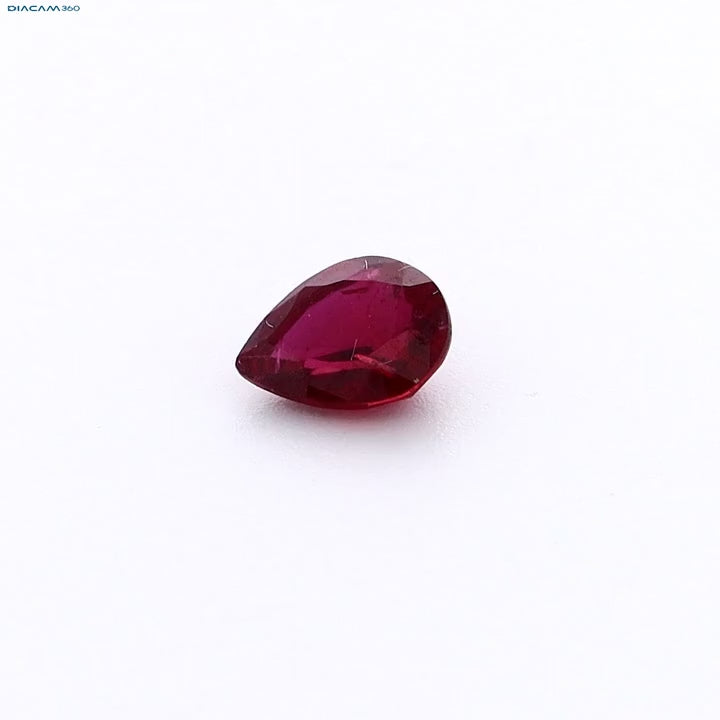 Load video: Pear-shaped ruby gemstone jewelry